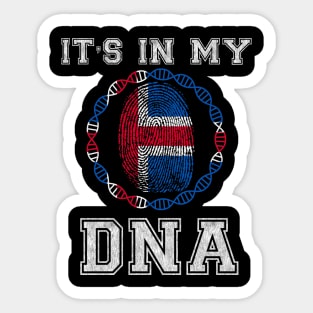 Iceland  It's In My DNA - Gift for Icelandic From Iceland Sticker